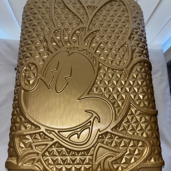 Disney Minnie Mouse FŪL 21" Luggage Spinner Rose Gold - Picture 9 of 9